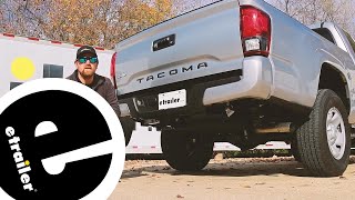 etrailer | How to Install: Curt Trailer Hitch Receiver on your 2022 Toyota Tacoma