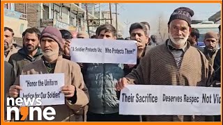 Jammu Kashmir : Protest in Baramulla | Locals Condemn Kulgam Terror Attack on Ex-Serviceman | News9