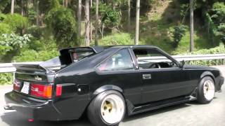 『アゴタンレーシング　コマシアゴ』旧車L型箱スカTE27ハコスカケンメリブタケツジャパンJDM　JCCS　S30Z　240Z HAKOSUKA SKYLINE NISSAN DATSUN