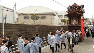 2023年 半田市上半田ちんとろ祭り 宵宮祭 南組福神車①