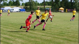 Juniorzy młodsi Sęp 3:1 MKS Małkinia - skrót drugiego meczu barażowego o wejście od MLJM, 2022-06-19