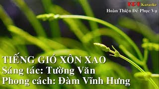 Tiếng Gió Xôn Xao Karaoke Beat HD Chuẩn - Đàm Vĩnh Hưng - [KPT Karaoke 1]