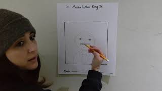 Directed draw Martin Luther King Jr.