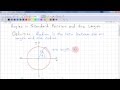 PreCalculus 12 Chp 6.2 - Angles in Standard Position and Arc Length