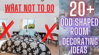 20+ Awesome Odd Shaped Room Decorating Ideas | Funky Shaped Room Design | Awkward Shaped Bedroom