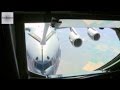 KC-135 Air Refueling Mission. Cockpit & Boom Operator