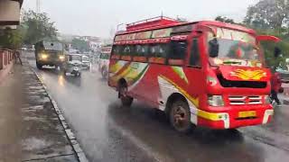 #WeatherUpdate Kashmir main BarafBari aur Jammu main Baarish ke Asaar.