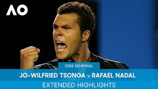 Jo-Wilfred Tsonga v Rafael Nadal Extended Highlights | Australian Open 2008 Semifinal