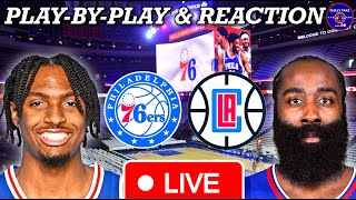 Philadelphia Sixers vs Los Angeles Clippers Live Play-By-Play & Reaction
