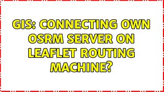 GIS: Connecting own OSRM server on leaflet routing machine?