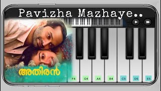 Pavizha mazha Piano Tutorial | Athiran | Malayalam Piano