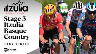 TIGHT FINISH! 😳 | Mens Stage 3 2026 Itzulia Basque Country Final KMs | TNT Sports Cycling
