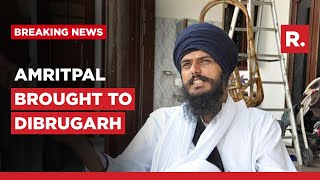 Amritpal Singh Arrested: Waris Punjab De Chief Brought To Assam's Dibrugarh