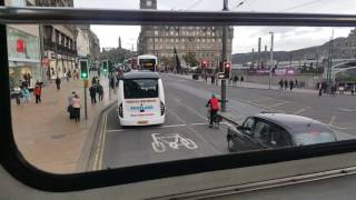 West End to Elm Row Onboard Ex Lrt Lothian 322 on a part Route 25