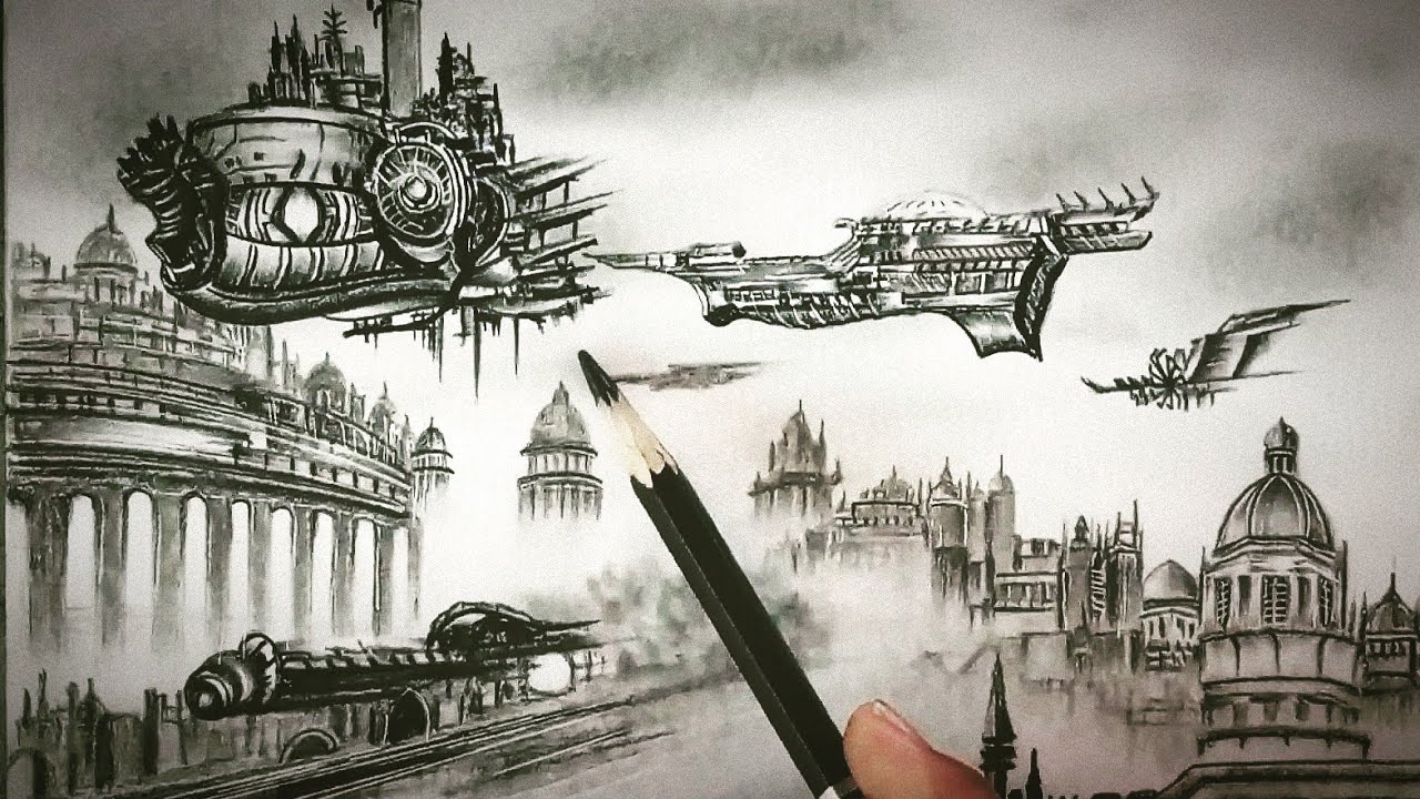 Steampunk Drawing Tutorial