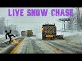 🔴 HEAVY SNOW IMPACTS IN NORTHEAST PA DAY TWO - LIVE STORM CHASER