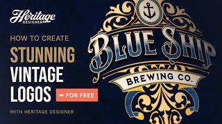 How To Create A Stunning Vintage Logo Easily