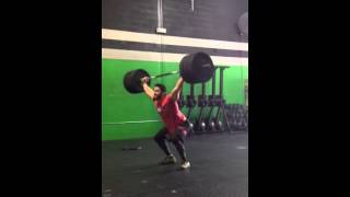 255lb power snatch