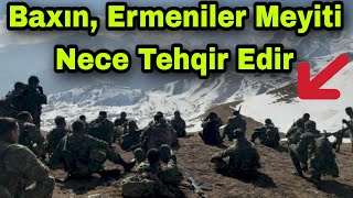 Dəhşət budur: baxın, ermənilər Azərbaycan əsgərlərinin meyitini necə təhqir edir...