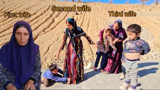 Does the second wife know about the first wife?