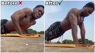 Can’t do push up? Get your first push up in only 4 steps | Easy tips