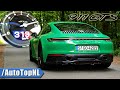 Porsche 911 GTS 992 | 0-313 ACCELERATION TOP SPEED POV & SOUND by AutoTopNL