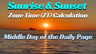 Sunrise \u0026 Sunset Zone Time Calculation: A Step-by-Step Guide