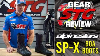 Alpinestars SP-X BOA Boots Review from SportbikeTrackGear.com