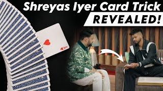 SHREYAS IYER Card Trick REVEALED!! Learn The Viral Card Trick Performed By Cricketer Shreyas Iyer