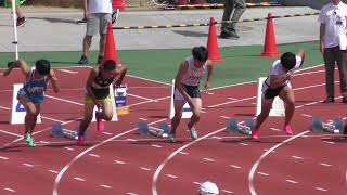 ⑪男子3支部100m決勝2組目 第75回東京都高等学校新人陸上競技大会第23支部予選会20230902