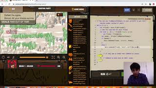Hunting Party in code combat javascript