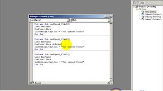 26 making modal forms - Visual Basic