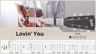 【TAB】Lovin’ You - Minnie Riperton - FingerStyle Guitar ソロギター【タブ】