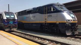 Amtrak And Caltrain At The San Jose Diridon Station