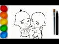 MENGGAMBAR UPIN DAN IPIN EPISODE TAKUT HANTU | UPIN IPIN EPISODE TERBARU #drawing #upinipin