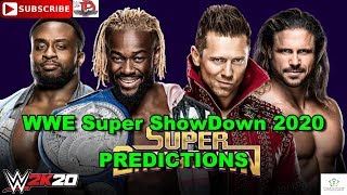 WWE Super ShowDown 2020 SmackDown Tag Team Championship The New Day vs. The Miz & John Morrison