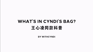 【王心凌】What's In Cyndi's Bag? 王心凌同款科普