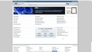 PubMed Central - basic search
