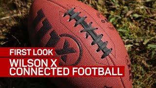 Playing catch with the Wilson X Connected Football