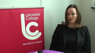 Studying HND in Business at Leicester College