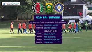 Live Cricket | U19 Tri-Series | South Africa vs India | Match 3