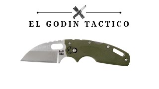 Cold Steel Tuff Lite Aus 8A OD Green Herramienta de corte compacta y resistente Español Latino