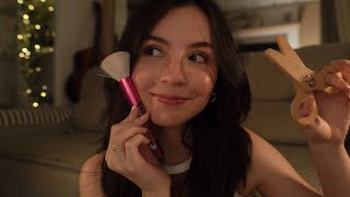 ✨ asmr com meus gatilhos favoritos ✨ (voz suave, bastante sussurro e gatilhos visuais)