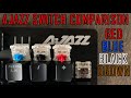 Ajazz Switches Comparison Zorro Switch Blue/Red/Black/Brown