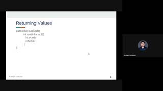 Lecture week 7: Methods and constructors in JAVA