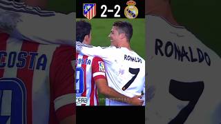 Atletico Madrid vs Real Madrid LaLiga #cr7🔥 #football #sports #youtube #shorts