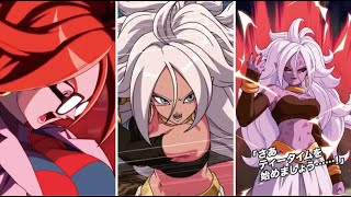 DBファイターズコラボ！人造人間21号善と悪の必殺技演出＆アクティブスキル【ドッカンバトル】