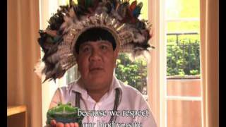 Chief Almir's Frog Message for The Prince's Rainforests Project