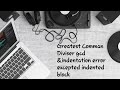 GCD In Python|indentation error expected an indented block|pythonprogramming|pythontutorial|