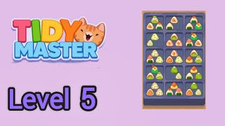 Tidy Master Level 5 Solution Walkthrough